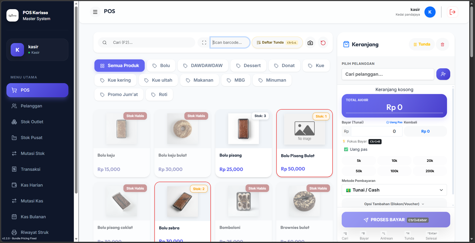 Web POS Kasir: Sistem Manajemen Point of Sales &amp; Multi-Outlet